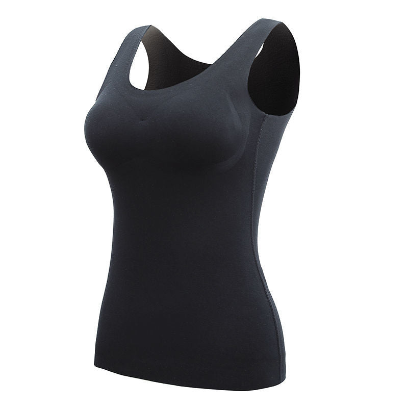 Women's Solid Color De Velvet Thermal Underwear
