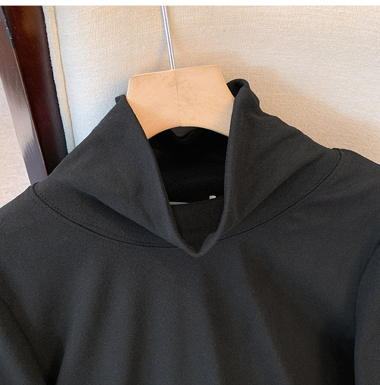 Plus Size Turtleneck Long Sleeve Top