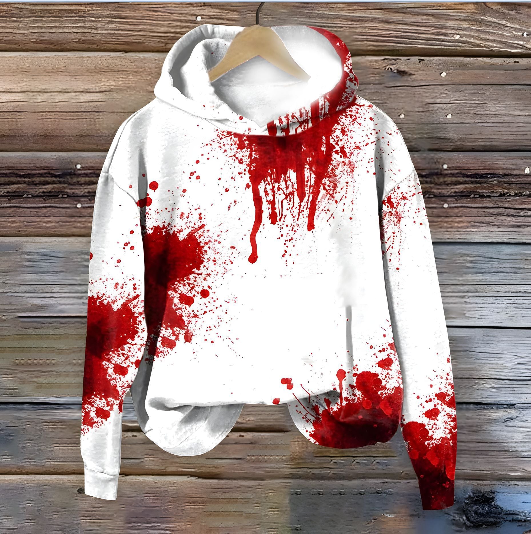 Women's 3D Letter Printed Loose Pullover Hoodie