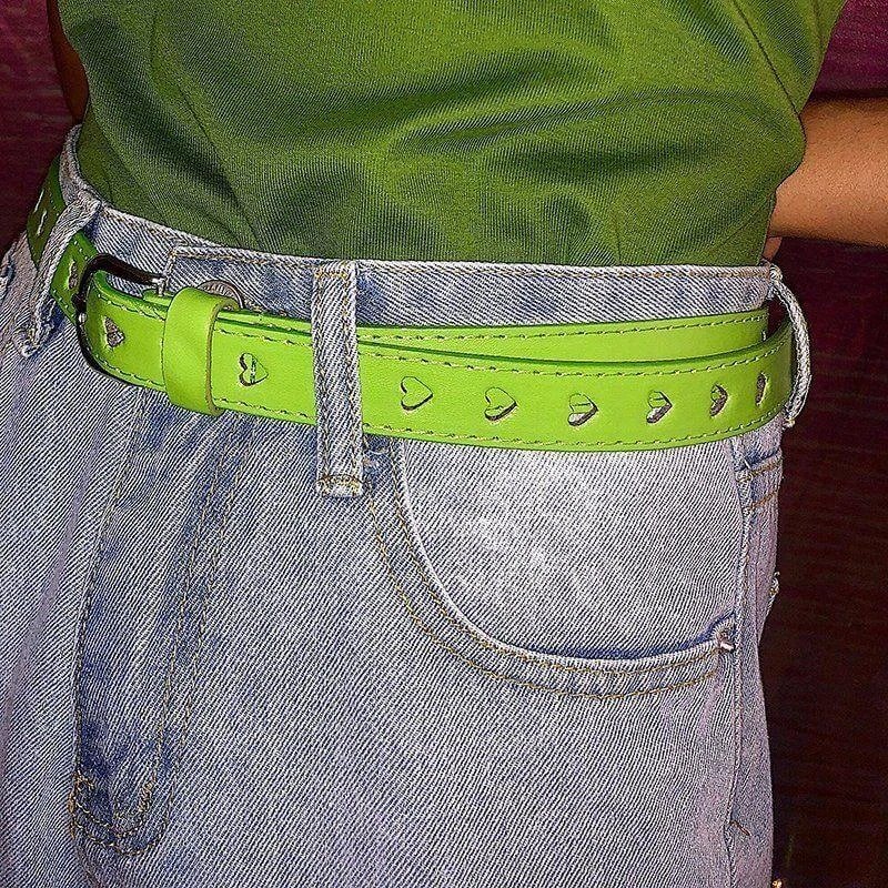 Thin Belt with Pin Buckle for Women