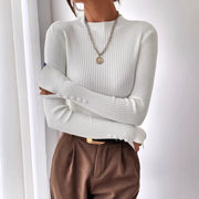 Knitted Bottoming Shirt Autumnwinter Top Womens Sweater