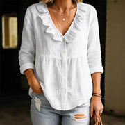 Long-sleeve Top Fashionable Casual Womens Blouse