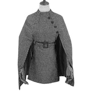 Plaid Cloak for Women - Slimming & Stylish