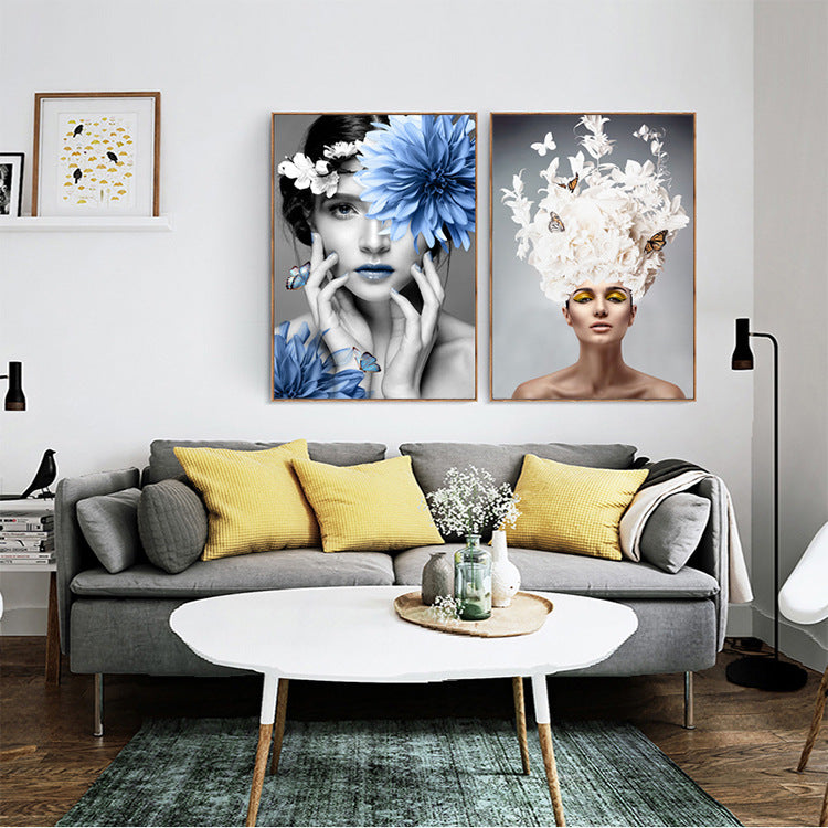 Model Character Photography Modern Decorative Painting