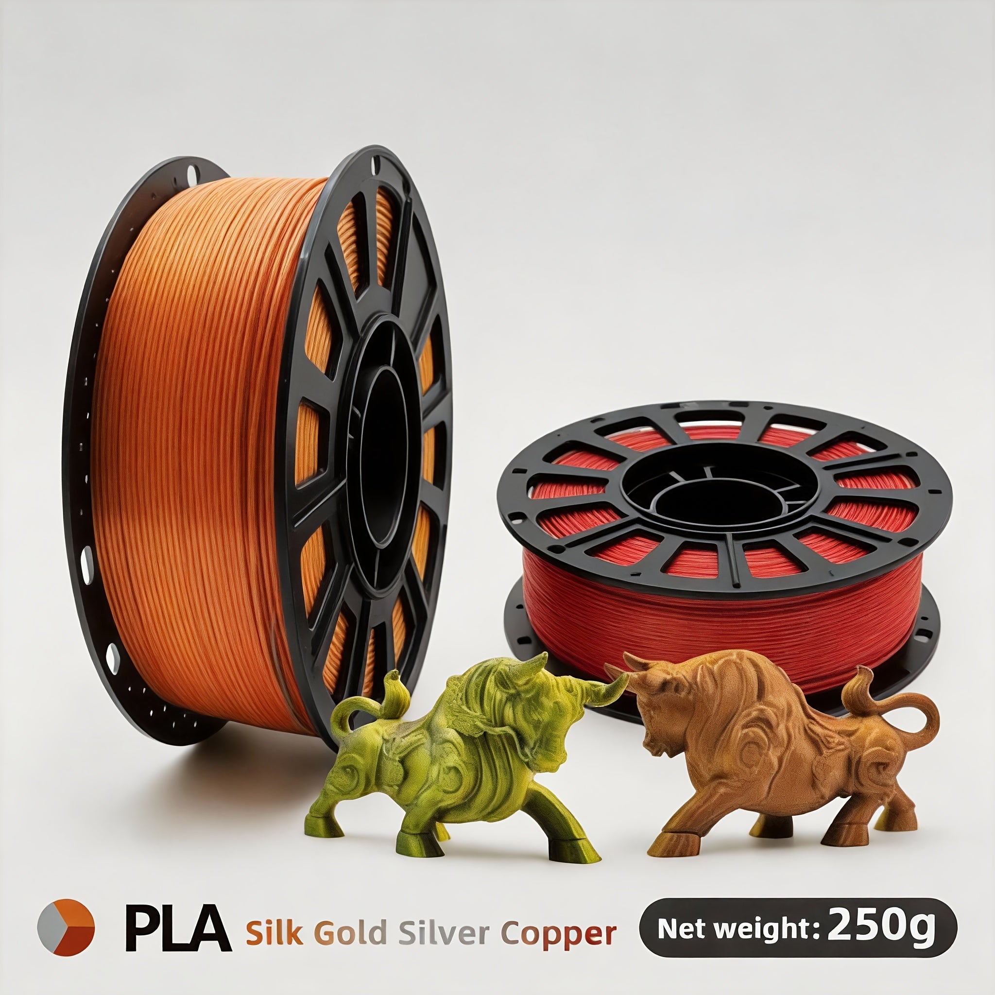 32‑Color PLA Filament Pack, 1.75 mm, +/- 0.03 mm, 250 g, Multi‑Color Gradient for FDM 3D Printers