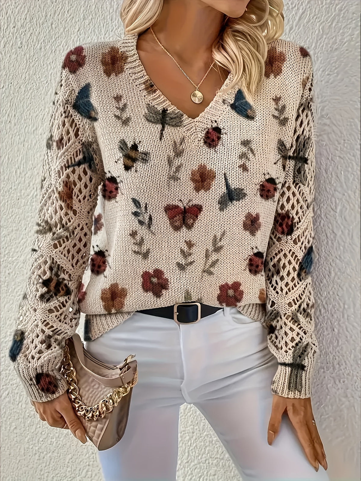Pullover Long Sleeve Spring and Autumn Sweater