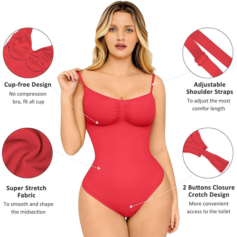 Seamless Waist Slimming & Hip Lifting Shapewear Jumpsuit