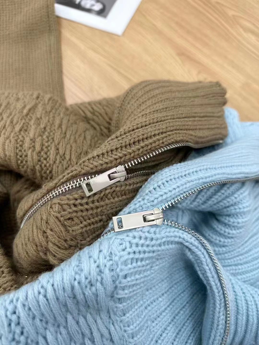 Women's Cozy Half-Zip Wool Pullover Sweater