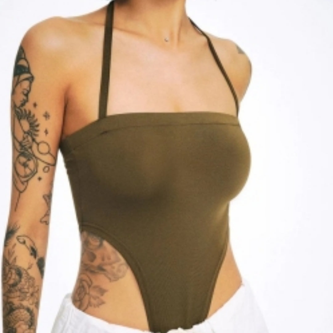 Chic Halter Lace-Up Off-Neck Women's Jumpsuit