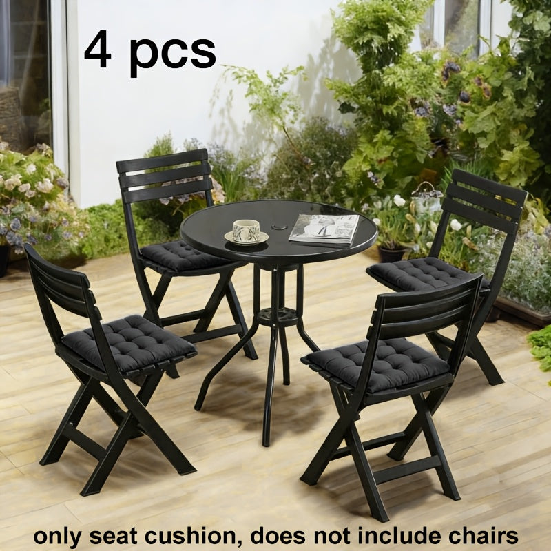 4pcs Set of Patio Furniture Seat Cushions, Soft and Comfortable, Thickened Cushions, Suitable for Indoor and Outdoor Use, Cushions Only