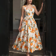 Womens Sleeveless Long Dress
