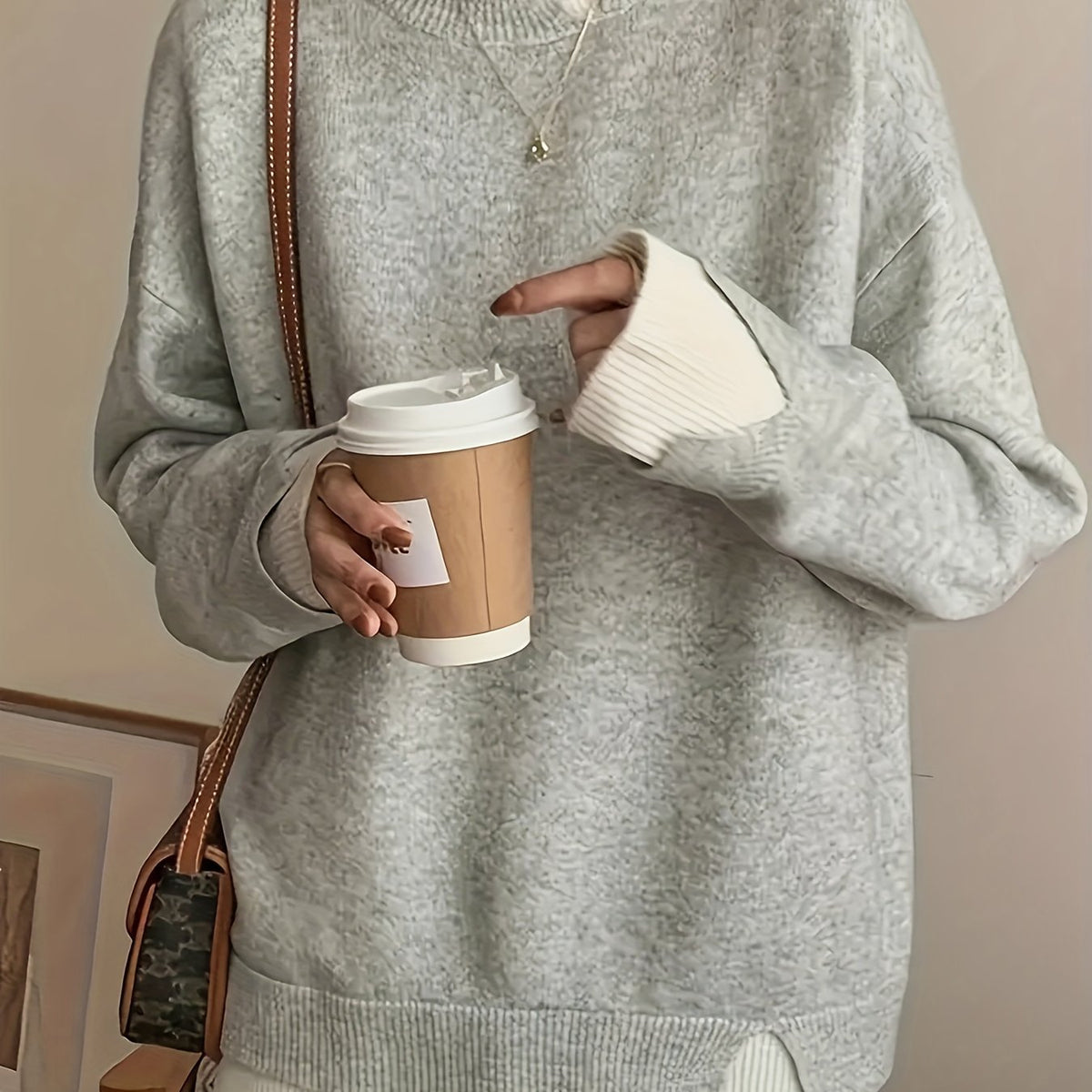 Round Neck Sweater Soft Sweater