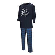 Cozy Family Christmas Letter Printing Wear Suit