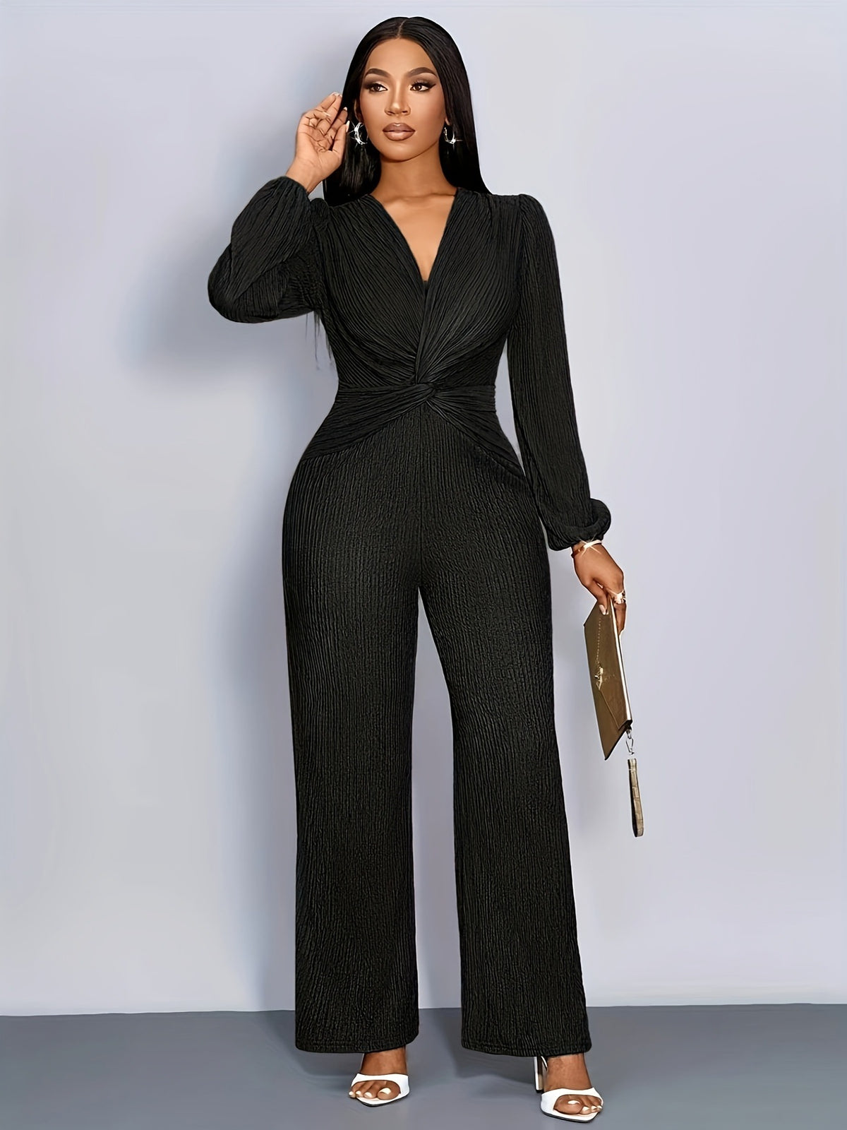 Women's Solid Color Slim-Fit Long Sleeve Bodysuit