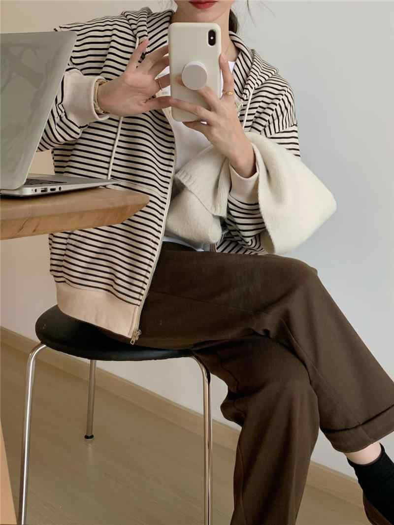 New Versatile Loose Slimming Stripes Top