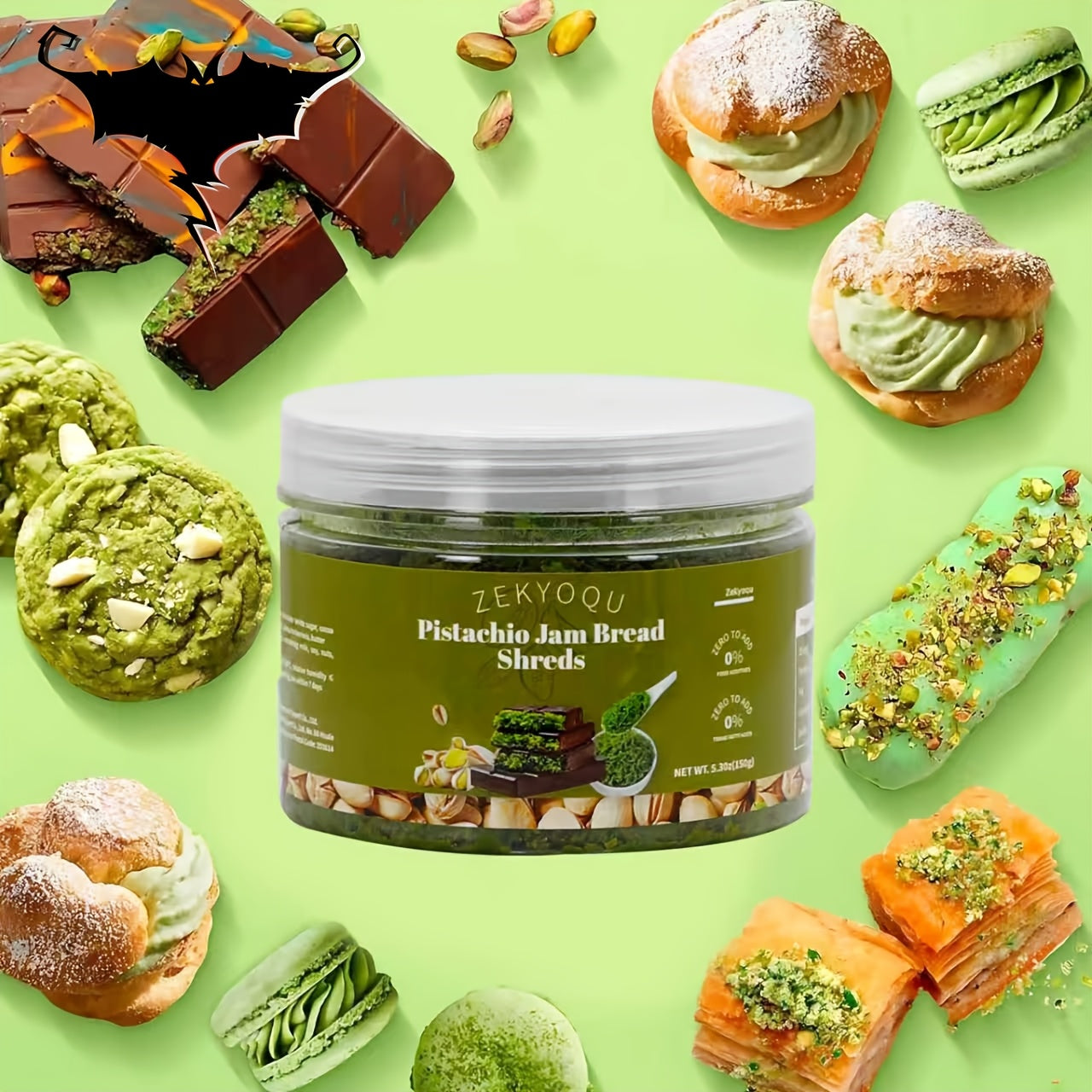 Pistachio Paste Shreds for Baking and Decoration (150 g)