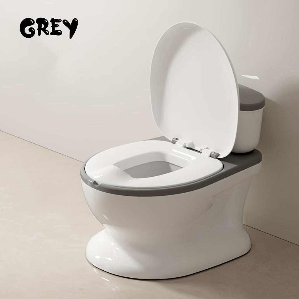 Portable Children's Potty Training Seat – Durable Plastic with Soft Edges, Realistic Design