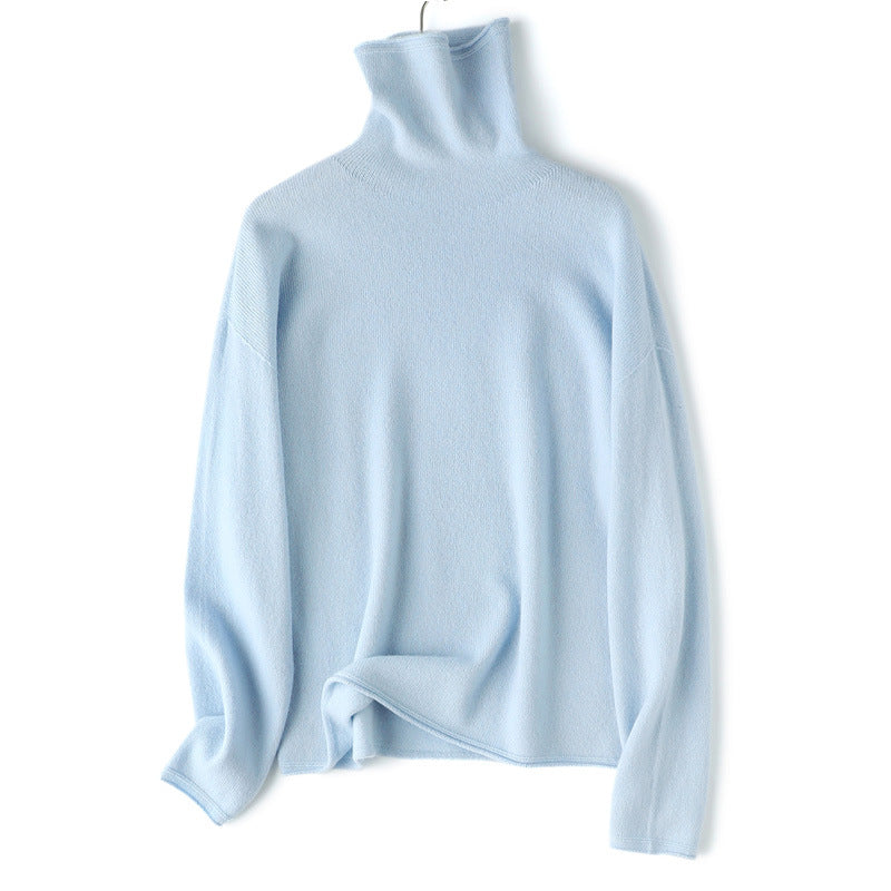 Seamless All-in-one Cashmere Knit Sweater in Dopamine Hues
