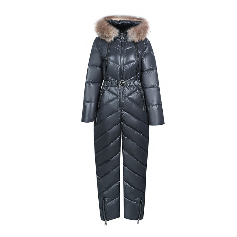 Women's Warm Outdoor Sports Jumpsuit & Snow Romper