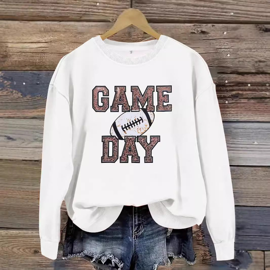Women's Long Sleeve Baseball Pullover Sweater