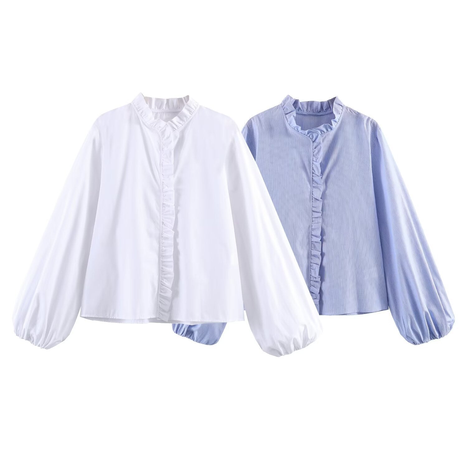 Elegant Pleated Long-Sleeve Top – Versatile & Comfy