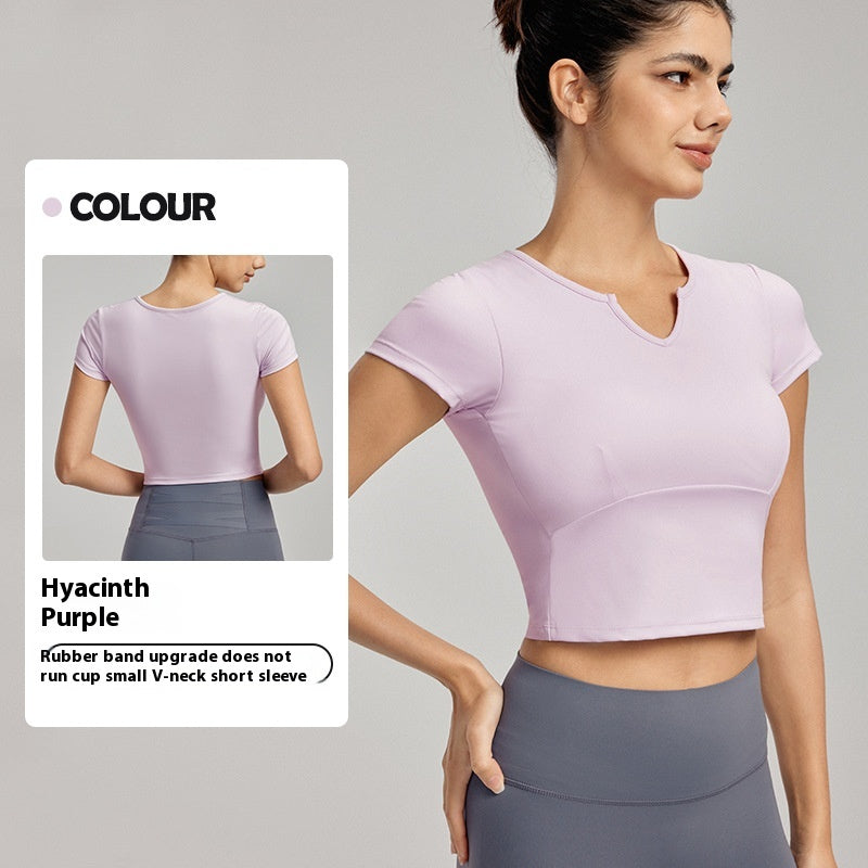 New Yoga Wear Short Sleeve T-shirt Top