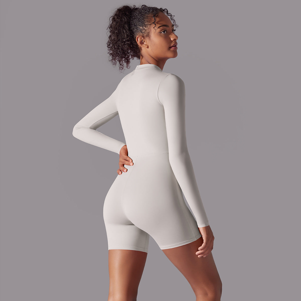 Long Sleeve Fitness Jumpsuit for Dance & Sports