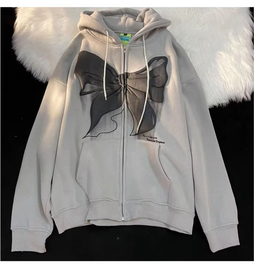Sweet Cool Fleece-Lined Zipper Jacket