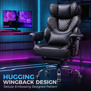 Big and Tall Heavy-Duty Executive Chair with Footrest