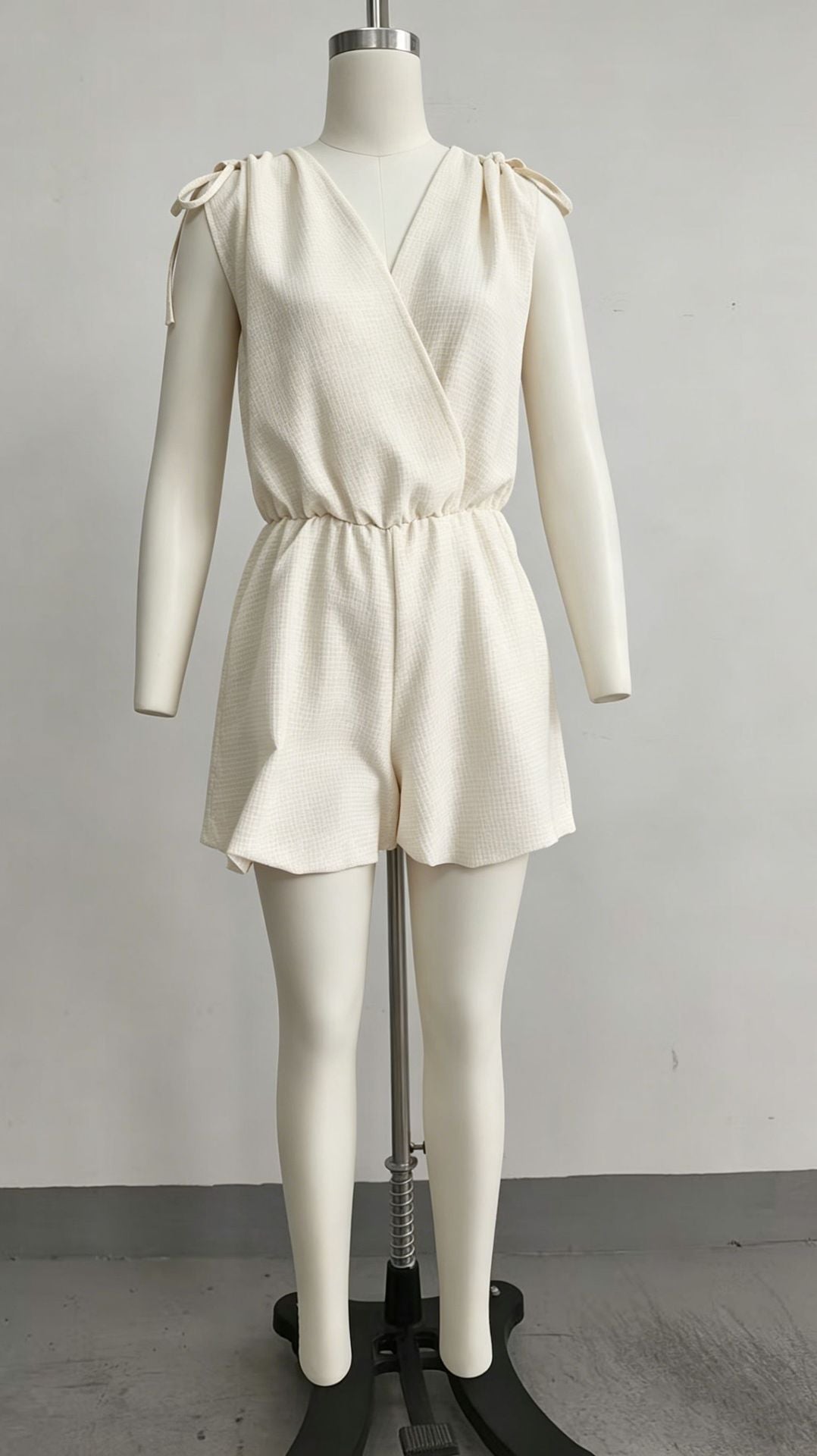 Sleeveless Lace-up Casual Jumpsuit For Women