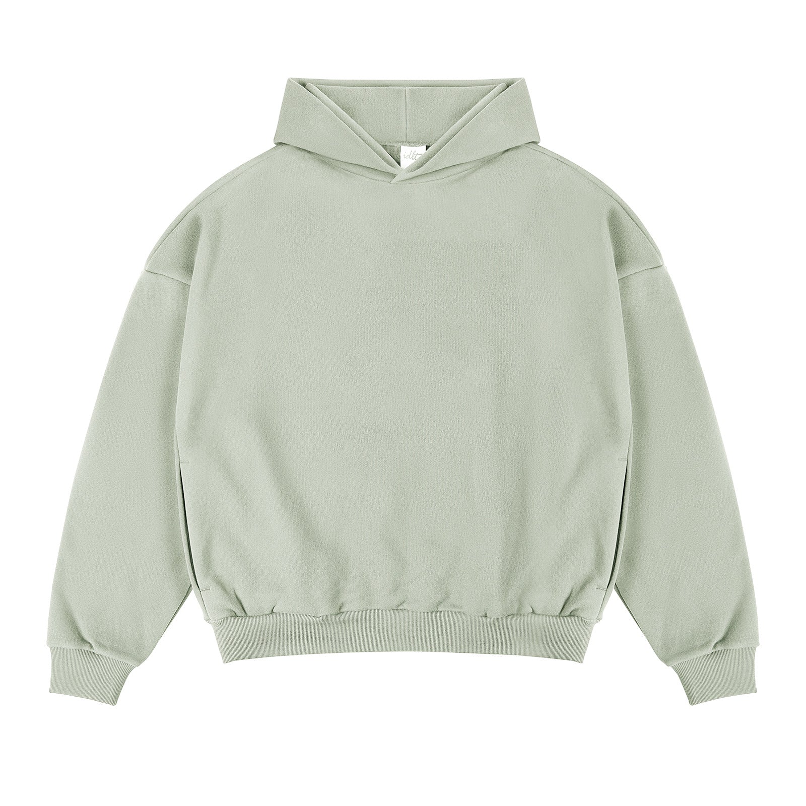Unisex Fleece-Lined Drop Shoulder Casual Pullover Sweater