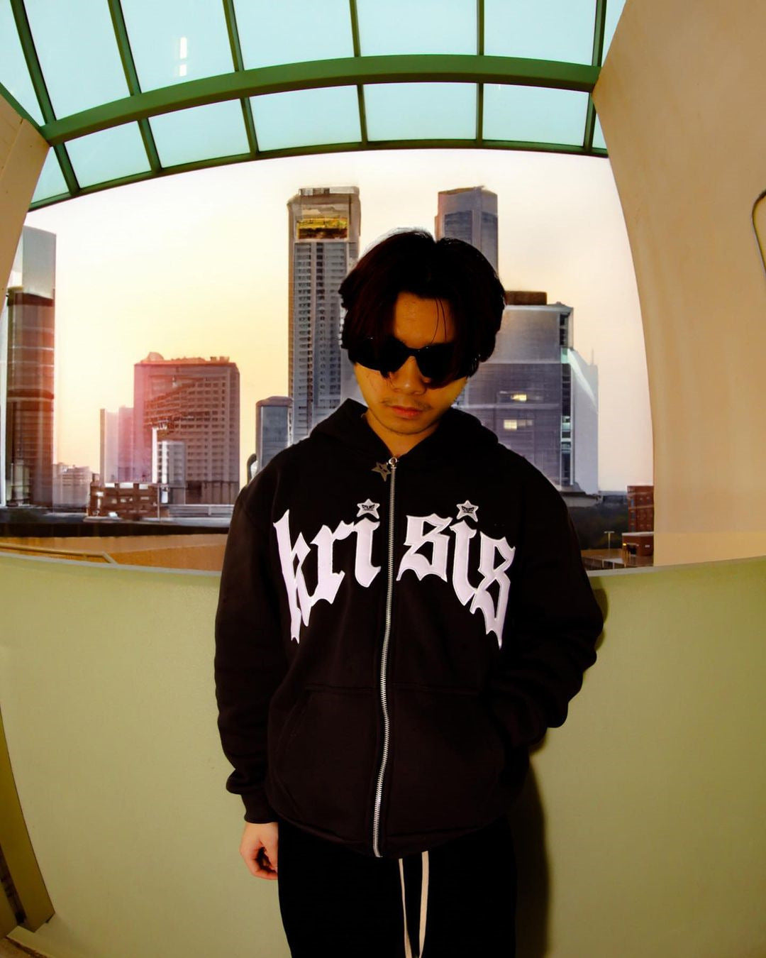 Unisex Zip-Up Hooded Sweatshirt Casual Outerwear