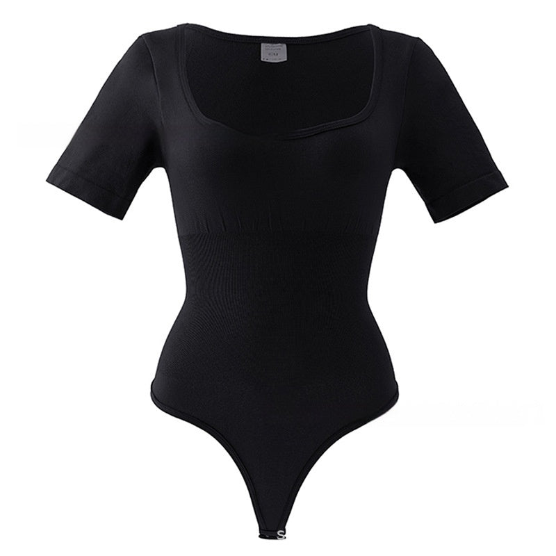 Square Collar One-piece Corset Belly Contracting Hip Raise Skinny