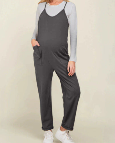 Women's Adjustable Pocket Wide-Leg Jumpsuit