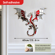 Classic Pterosaur Decorative Acrylic Mirror for Home Wall