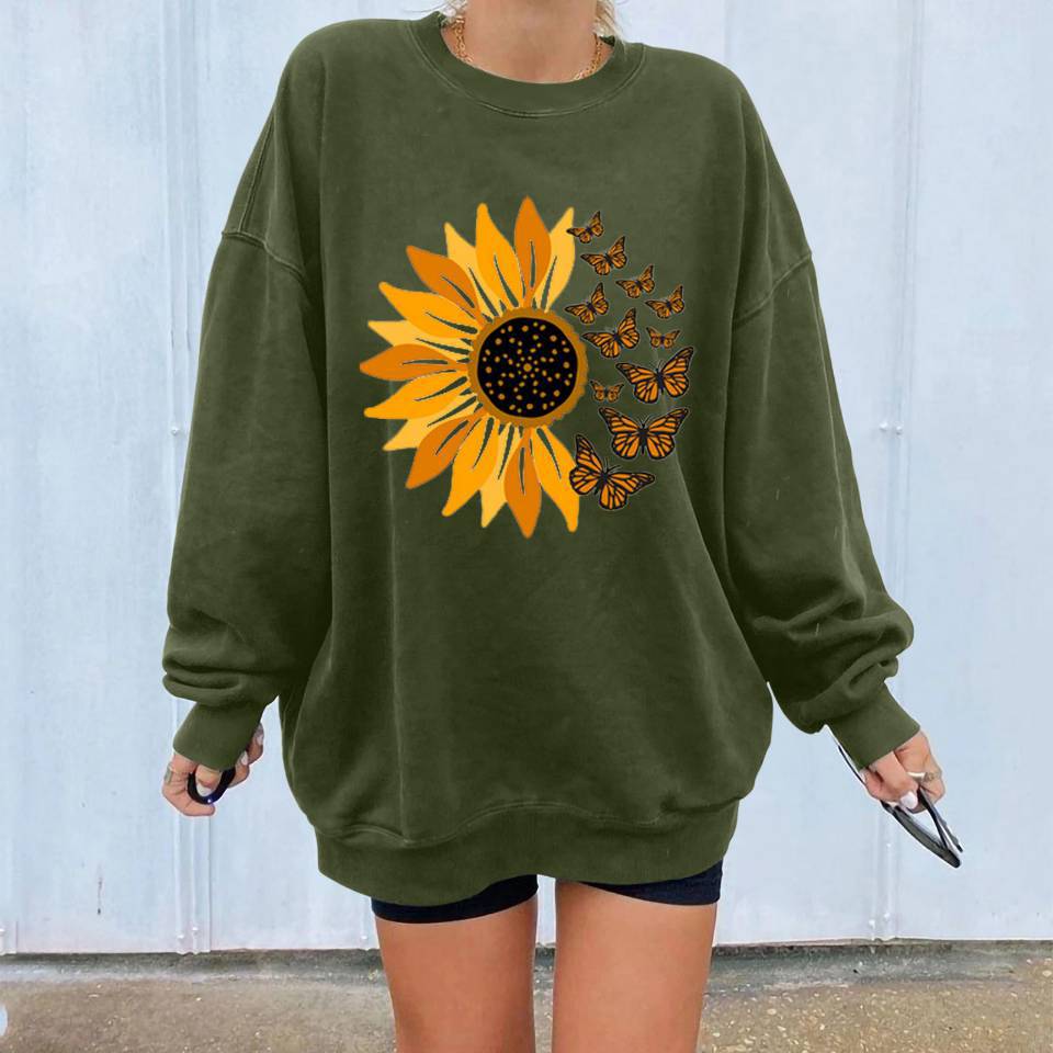 Cute Cartoon Pullover Hoodie for Women