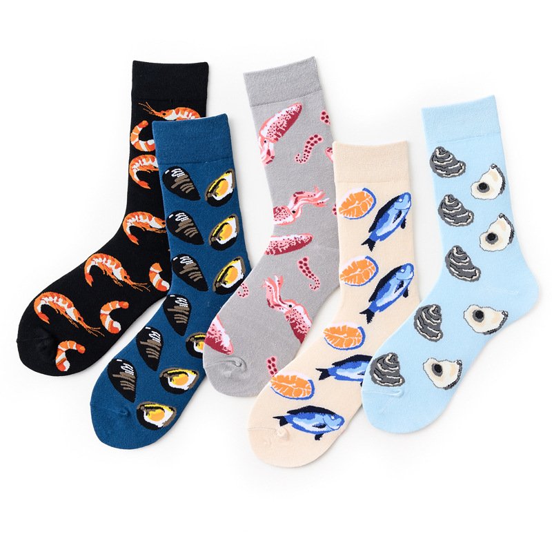 Men's Breathable Cotton Socks for Winter
