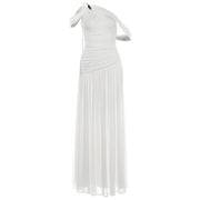 Womens French-style Off-shoulder Casual Dress