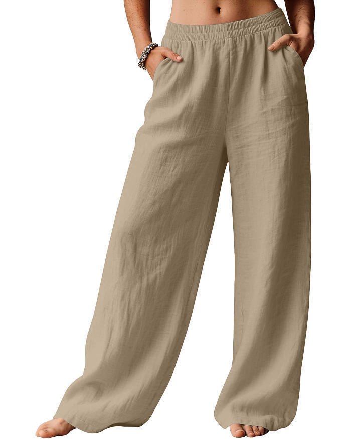 Loose Casual Everyday Commuter Style for Women Straight-leg