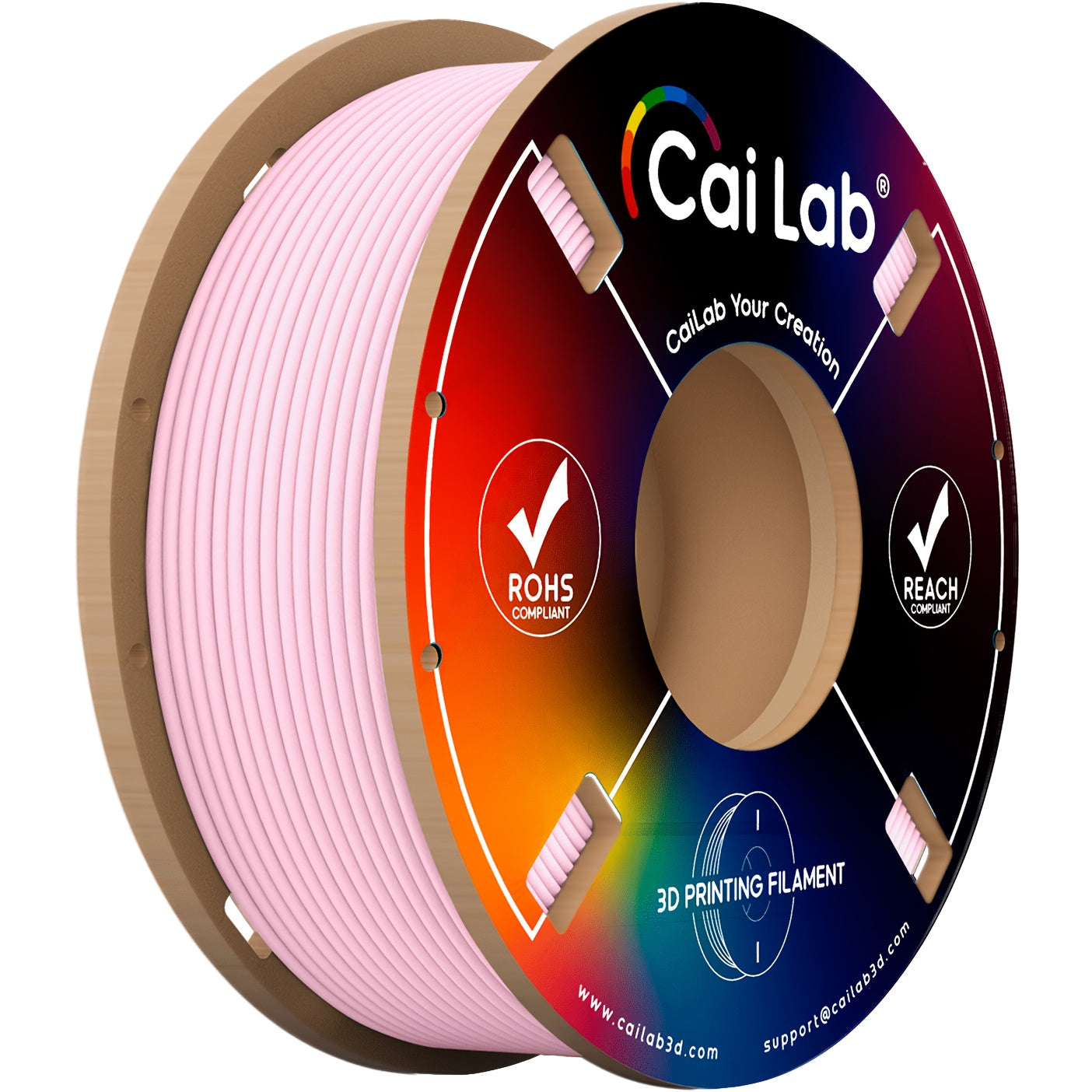 PLA Matte 3D Printer Filament – 1.75 mm, 200 g, Solid Color, Non‑Glossy Finish