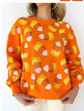 Festive Plus Size Christmas Print Long Sleeve Sweater