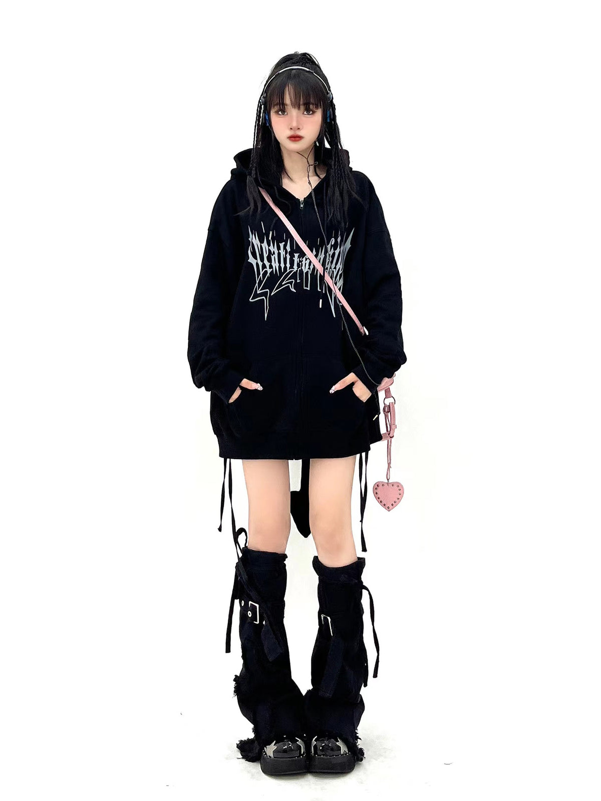 Cozy Graphic Print Oversized Hoodie Sweatshirt