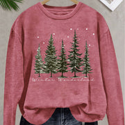 Plus Size Letter Print Crew Neck Sweatshirt