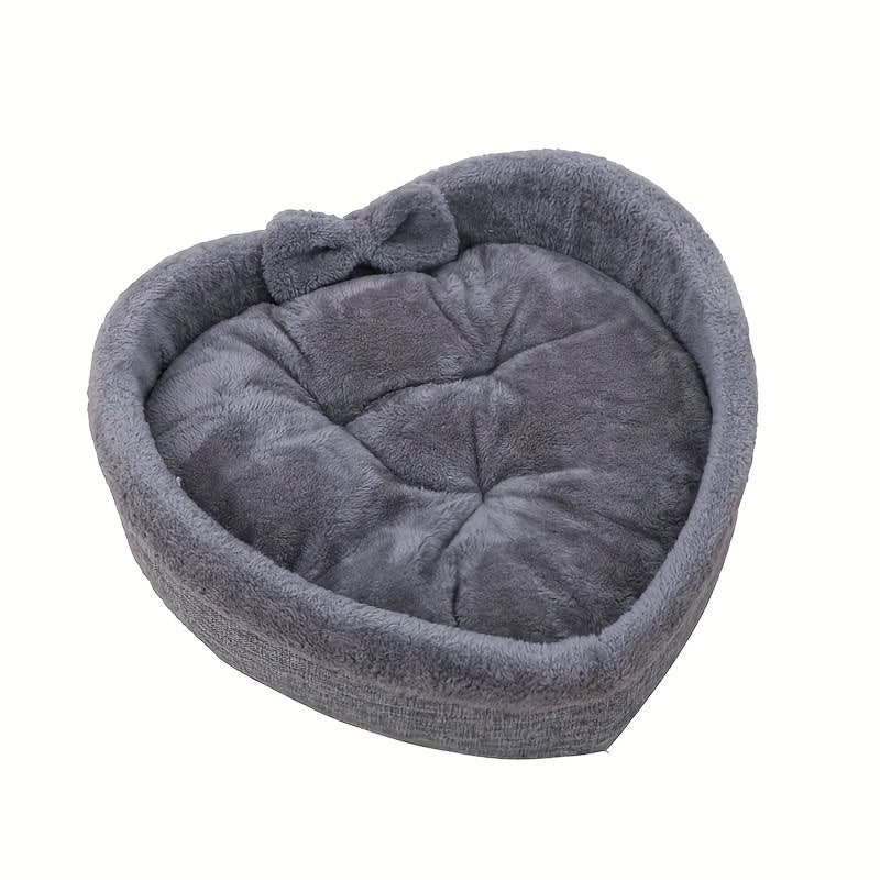 Dog Bed / Cat Bed / Pet Mattress / Heart-shaped Dog Bed / Cat Bed / Cat Mat / Butterfly Bow / Cute / Beautiful / Warm And Comfortable / Dog Bed For Large Dogs / Pet Bed / Extra Large Dog Bed /