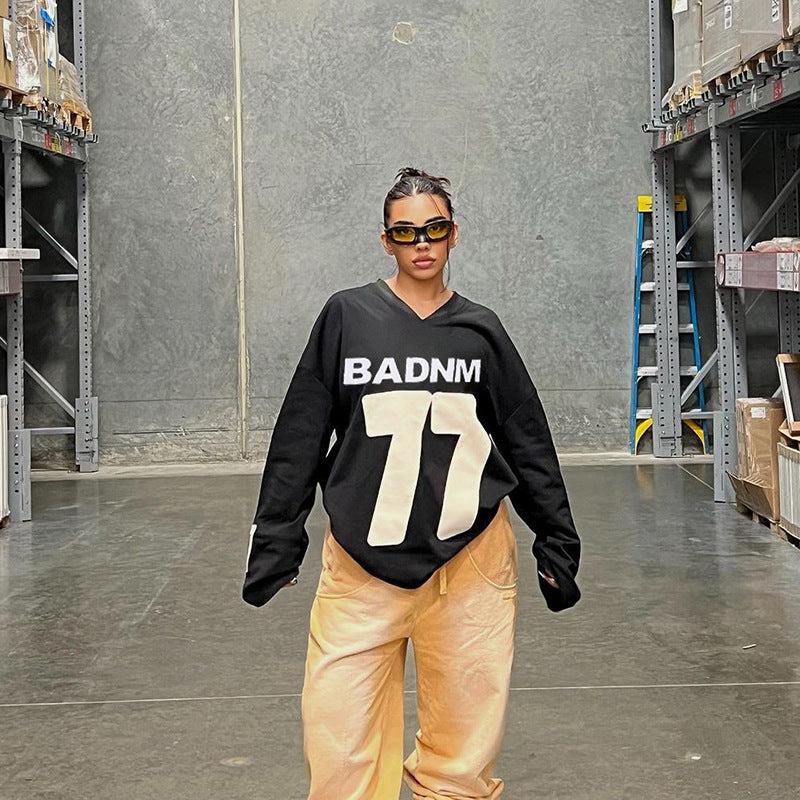 Oversized Streetwear Pullover Hoodie for Women