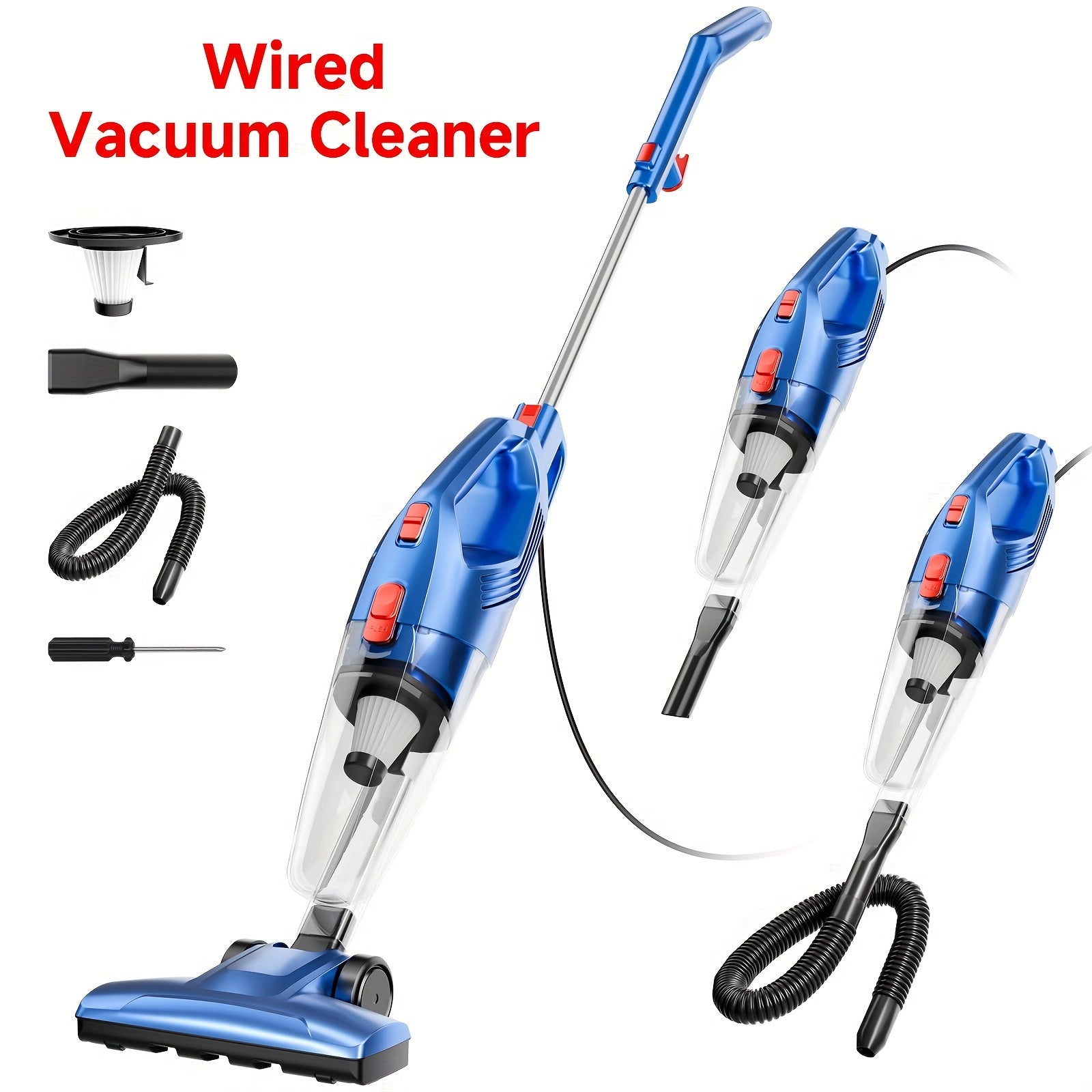 35-46 KPA Lightweight Vacuum Cleaner with Upgraded Green LED, Anti-tangle Brush, Removable Battery, Multiple Suction Levels, Up to 45 Minutes Of Battery Life, Women's Car Accessories, Vacuum...