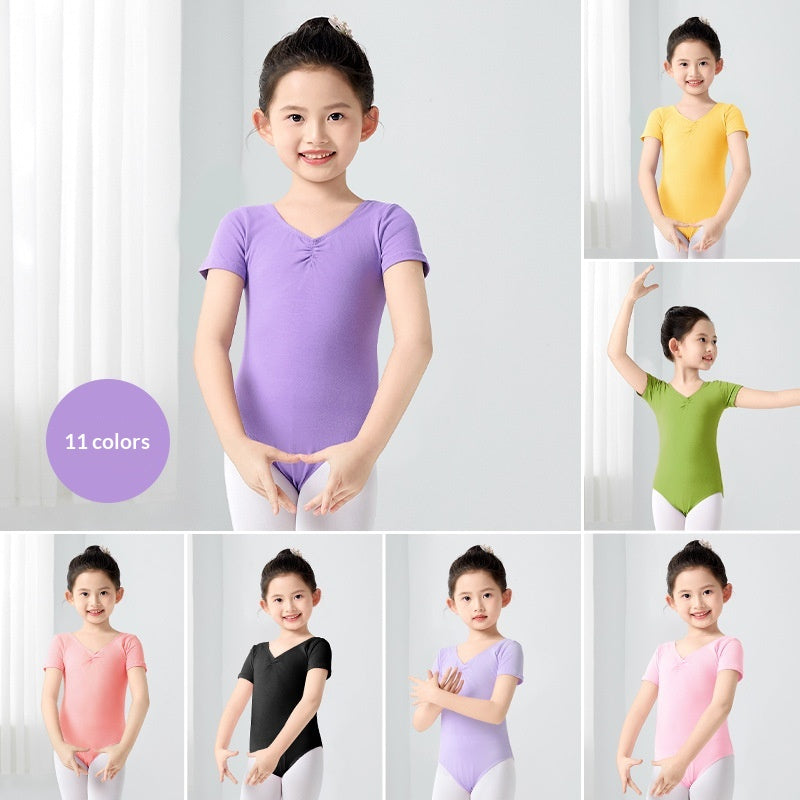 Kids' Long-Sleeve Ballet & Dance Leotard for Practice