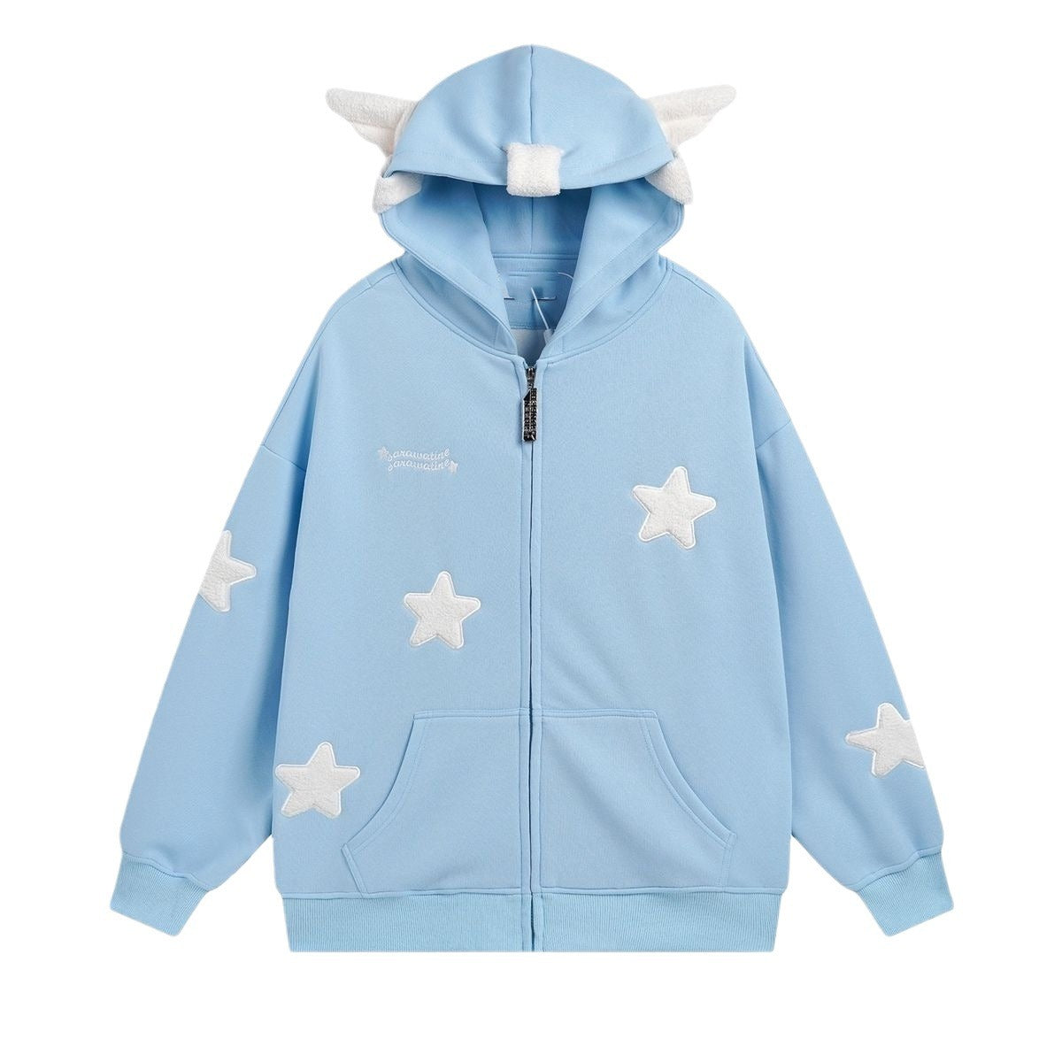 Cosmic Starry Sky Velvet Cardigan Sweatshirt