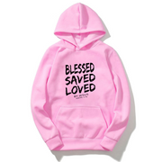 Korean Slouchy Print Loose Long Sleeve Hoodie