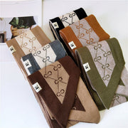 Cozy Knitted Wool Bibs for Women